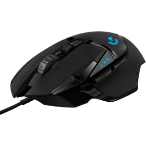 Logitech G502 HERO High-Performance Wired Gaming Mouse for $43