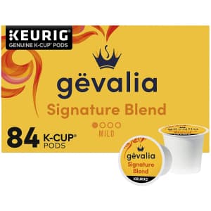 Gevalia Signature Blend Mild Roast 84-Count K-Cup Coffee Pods for $21 Gevalia Signature Blend Mild Roast 84-Count K-Cup Coffee Pods for $21