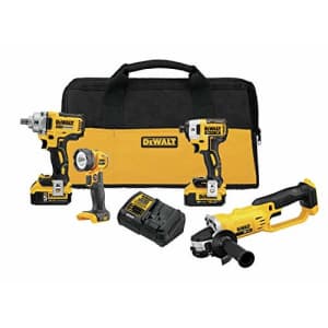 DEWALT DCK498P2 20V Max 4-Tool Combo Kit (5 Ah) for $604 DEWALT DCK498P2 20V Max 4-Tool Combo Kit (5 Ah) for $604