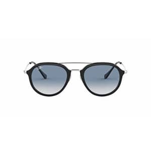 Ray-Ban RB4253 Square Sunglasses, Black/Blue Gradient, 53 mm for $187