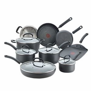T-Fal Ultimate Hard Anodized Nonstick 14-Piece Cookware Set for $112 w/ Prime