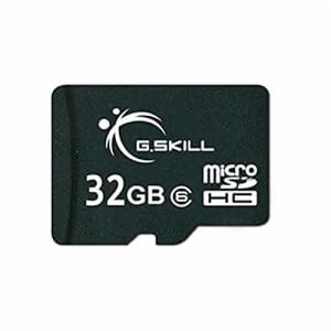 G.Skill 32GB Micro SDHC Flash Memory Card (FF-TSDG32GN-C6) for $18