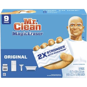 Mr. Clean Magic Eraser Original Cleaning Pads 9-Pack for $4.54 via Sub & Save Mr. Clean Magic Eraser Original Cleaning Pads 9-Pack for $4.54 via Sub & Save