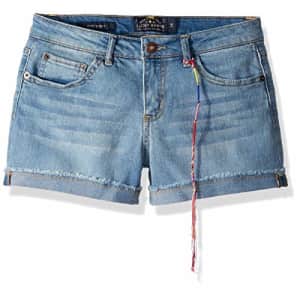Lucky Brand Big Girls' 5-Pocket Cuffed Stretch Denim Short, Riley Christie wash, 14 for $35 Lucky Brand Big Girls' 5-Pocket Cuffed Stretch Denim Short, Riley Christie wash, 14 for $35
