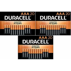 Duracell - CopperTop AAA Alkaline Batteries - long lasting, all-purpose Triple A battery for for $65