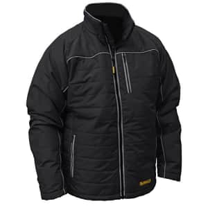 DEWALT DCHJ075D1-S Heated Quilted Soft Shell Jacket, S, Black for $116