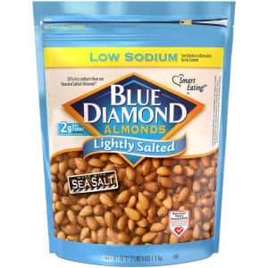 Blue Diamond Almonds 40-Oz. Resealable Bag for $10 Blue Diamond Almonds 40-Oz. Resealable Bag for $10