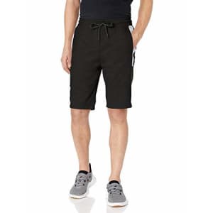 Southpole Men's Tech Fleece Shorts, Black Side Color Block, Large for $15 Southpole Men's Tech Fleece Shorts, Black Side Color Block, Large for $15