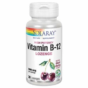 Solaray Vitamin B-12 5000mcg Lozenges | Natural Cherry Flavor | Healthy Energy & Nerve Function for $13 Solaray Vitamin B-12 5000mcg Lozenges | Natural Cherry Flavor | Healthy Energy & Nerve Function for $13
