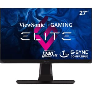 ViewSonic Elite XG270 27" 1080p 240Hz IPS G-Sync Monitor for $195