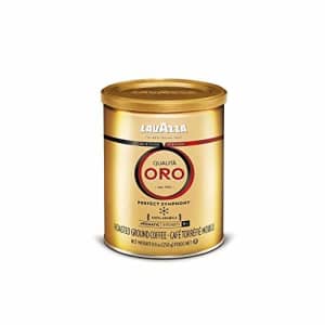 Lavazza Qualita Oro Ground Coffee Blend, Medium Roast, 8.8-Ounce Cans (Pack of 4)(Packaging may for $23