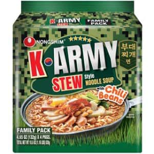 Nongshim K-Army Stew 4-Pack for $7