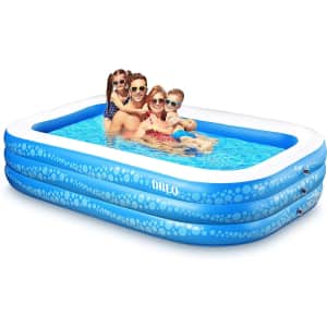 Hesung 117" Inflatable Pool for $47