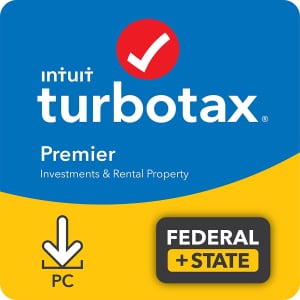TurboTax Premier 2021 Tax Software Federal & State Tax PC Download: $54.99