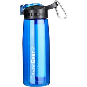 Favorgear 20-oz. Water Bottle with 4-Stage Filtration for $20