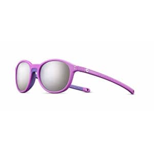 Julbo Flash Kids Sunglasses, Dark Pink/Dark Violet Frame - Smoke Lens w/Silver Mirror for $45