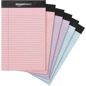 Amazon Basics Writing Pad 6-Pack for $7 Amazon Basics Writing Pad 6-Pack for $7