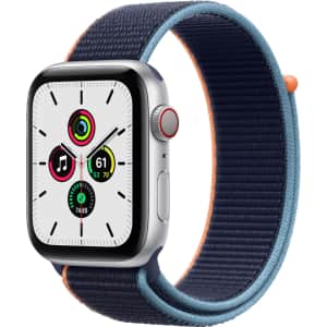 Apple Watch SE GPS + Cellular 44mm Smartwatch for $210