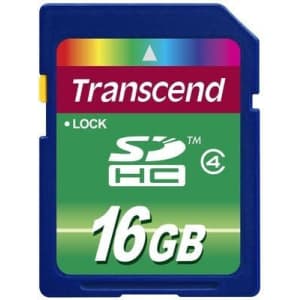 Transcend Olympus Stylus Tough TG-870 Digital Camera Memory Card 16GB Secure Digital (SDHC) Flash Memory Card for $10