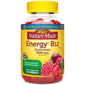Nature Made Energy B12 1000 mcg Gummies, 80 Count for Metabolic Health (Packaging May Vary) for $8