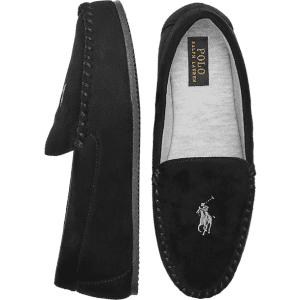 Polo Ralph Lauren Men's Dezi IV Pony Moccasin Slippers for $15