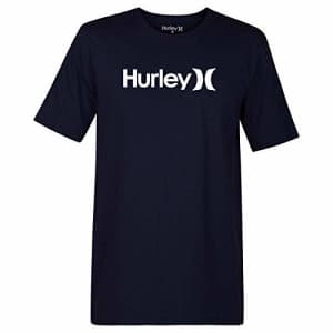 Hurley Men's Premium One and Only Solid T-Shirt, Obsidian, Small for $16