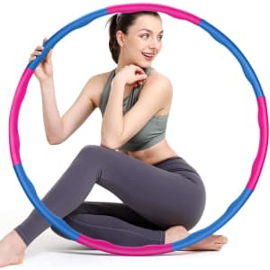 Colorfarm Weighted Exercise Hoop for $8 Colorfarm Weighted Exercise Hoop for $8