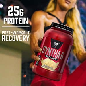 BSN SYNTHA-6 Isolate Protein Powder, Whey Protein Isolate, Milk Protein Isolate, Flavor: Vanilla for $90 BSN SYNTHA-6 Isolate Protein Powder, Whey Protein Isolate, Milk Protein Isolate, Flavor: Vanilla for $90