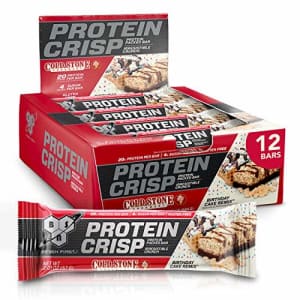 BSN Protein Bars - Protein Crisp Bar by Syntha-6, Whey Protein, 20g of Protein, Gluten Free, Low for $31