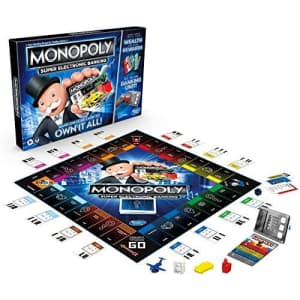 Hasbro Monopoly Super Electronic Banking Board Game for $24 Hasbro Monopoly Super Electronic Banking Board Game for $24