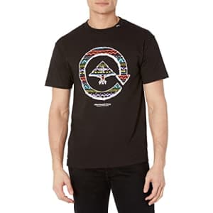 LRG Lifted Research Group Men's Collection T-Shirt, Block Party Black, Medium for $21