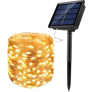 JosMega 72-Foot Solar Fairy String LED Lights for $9 JosMega 72-Foot Solar Fairy String LED Lights for $9
