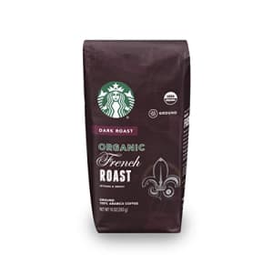 Starbucks Dark Roast Ground Coffee Organic French Roast 100% Arabica 6 bags (10 oz. each) for $65