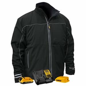 DEWALT DCHJ072 Heated Lightweight Soft Shell Jacket Kit with 2.0Ah Battery and Charger (DCHJ072D1-L) for $264