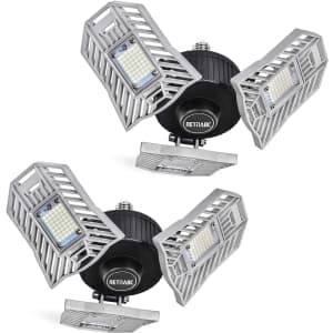 Retinabc 60W Deformable Garage Light 2-Pack for $20 Retinabc 60W Deformable Garage Light 2-Pack for $20