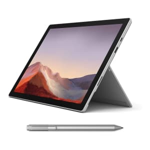 Microsoft Surface Pro 7 10th-Gen. i5 128GB 12.3" Windows Tablet w/ Surface Pen for $599
