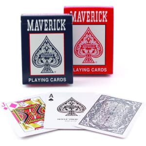 Maverick Standard Index Playing Cards for $1