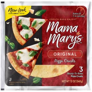 Mama Mary's 7" Ready-to-Bake Pizza Crusts 3-Pack for $3