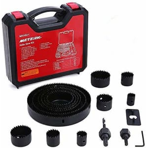 Meterk 17-Piece Hole Saw Set for $12 w/ Prime Meterk 17-Piece Hole Saw Set for $12 w/ Prime