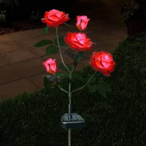 Xlux Solar Rose Garden Lights for $7 Xlux Solar Rose Garden Lights for $7