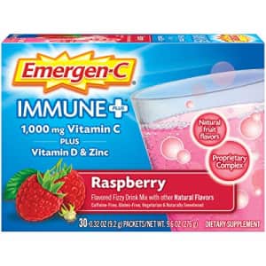 Emergen-C Immune+ 1000mg Vitamin C Powder, with Vitamin D, Zinc, Antioxidants and Electrolytes for for $14