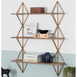 Home Decorators Collection 37" 3-Tier Wall-Mount Bookshelf for $67 Home Decorators Collection 37" 3-Tier Wall-Mount Bookshelf for $67