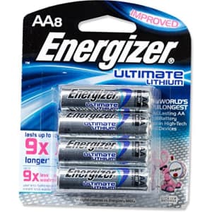 Energizer AA Lithium Ion Batteries, 8 Count (3 Packs x 8 = 24) for $97