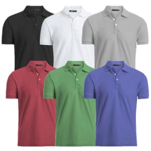 Men's Polo Shirt 3-Pack for $26