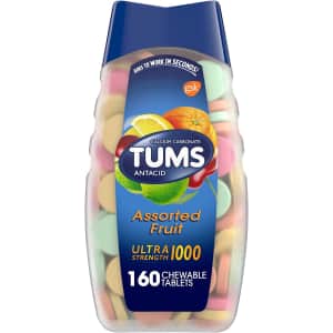 Tums Ultra Strength Antacid Chewable Tablets 160-Pack for $5.58 via Sub & Save