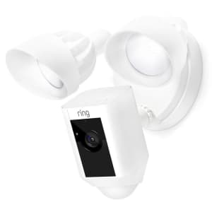Ring Floodlight Cam Wired Plus Security Camera (2021) for $140