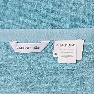 Lacoste Legend 100% Supima Cotton Towel, 650 GSM, 35 in x 70 in (W x L) Bath, Celestial Blue for $39