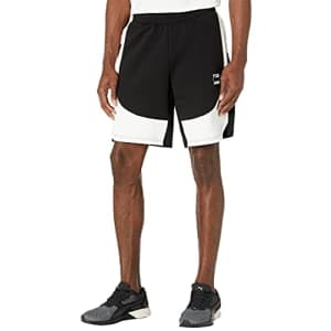 PUMA Men's Dime Shorts, Black White, XX-Large for $12