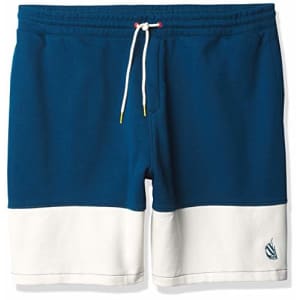 Nautica Men's Big & Tall Fleece Knit Shorts, Sailor Blue, 2X Big for $61