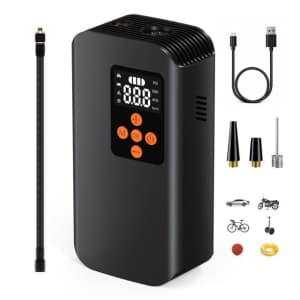 Nexpow 6000mAh Power Bank and 12V Portable Tire Inflator for $40